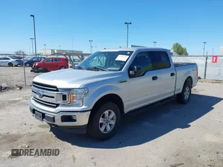 2018 Ford F-150 XL with VIN 1FTFW1EG8JKE52322, listed as a IAAI auction lot 42064789 with 159,365 mi miles. Bid and sale history available at carsss.com. Image 2.