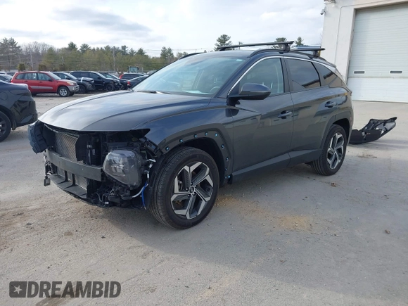 2023 Hyundai Tucson SEL with VIN 5NMJFCAE0PH281533, listed as a IAAI auction lot 41738468 with 36,881 mi miles and . Bid and sale history available at DreamBid. Image 2.
