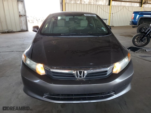 2012 Honda Civic Sdn LX with VIN 19XFB2F57CE313867, listed as a Copart auction lot 52414885 with 155,672 mi miles and Salvage Title. Bid and sale history available at carsss.com. Image 5.