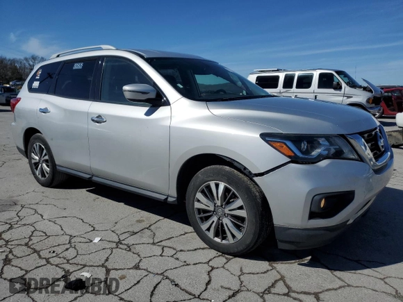 2018 Nissan Pathfinder SV with VIN 5N1DR2MN6JC623112, listed as a Copart auction lot 50129095 with 168,637 mi miles and Salvage Title. Bid and sale history available at carsss.com. Image 4.