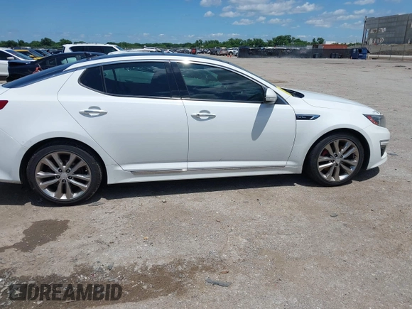 2015 Kia Optima SX Turbo with VIN 5XXGR4A68FG411149, listed as a IAAI auction lot 42451249 with 246,125 mi miles and . Bid and sale history available at DreamBid. Image 13.
