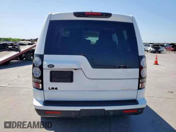 2016 Land Rover LR4 HSE Lux with VIN SALAK2V68GA789079, listed as a Copart auction lot 52125465 with Not Provided miles and Salvage Title. Bid and sale history available at DreamBid. Image 6.