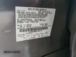 2014 Ford Taurus Limited с VIN 1FAHP2F88EG140714, выставлен на аукционе Copart как лот 58311785 с пробегом 74 794 миль миль и Списание • Salvage title. История ставок и продаж доступна на DreamBid. Изображение 12.