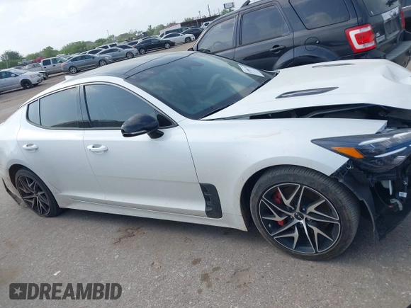 2023 Kia Stinger GT-Line with VIN KNAE35LD6P6130376, listed as a IAAI auction lot 41888309 with 8,509 mi miles. Bid and sale history available at carsss.com. Image 13.