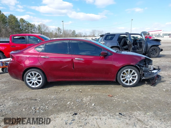 2015 Dodge Dart Limited with VIN 1C3CDFCB1FD364631, listed as a IAAI auction lot 41388112 with 182,449 mi miles. Bid and sale history available at carsss.com. Image 13.