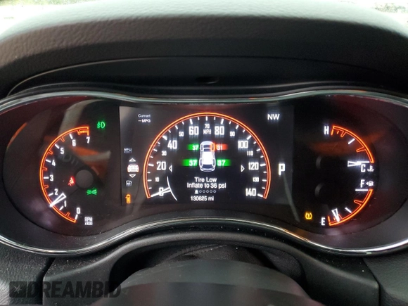 2015 Dodge Durango Limited with VIN 1C4RDHDG7FC817488, listed as a Copart auction lot 51048155 with 130,625 mi miles and Salvage Title. Bid and sale history available at DreamBid. Image 9.