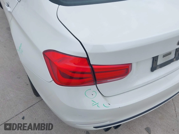 2017 BMW 3 Series 330i with VIN WBA8B9G51HNU09431, listed as a IAAI auction lot 41869627 with 87,719 mi miles. Bid and sale history available at carsss.com. Image 19.