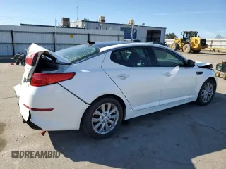 2015 Kia Optima EX with VIN 5XXGN4A77FG433602, listed as a Copart auction lot 47631325 with 161,319 mi miles and Salvage Title. Bid and sale history available at carsss.com. Image 3.