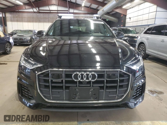 2021 Audi Q8 Premium Plus with VIN WA1BVAF15MD035173, listed as a Copart auction lot 42210225 with 55,389 mi miles and Clean Title. Bid and sale history available at carsss.com. Image 5.