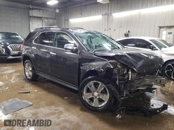 2015 Chevrolet Equinox LT with VIN 1GNALBEK5FZ132880, listed as a Copart auction lot 46885455 with 67,319 mi miles and Salvage Title. Bid and sale history available at carsss.com. Image 4.