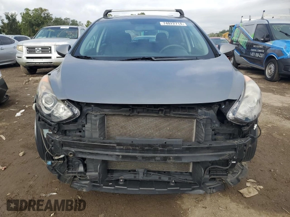 2017 Hyundai Elantra GT with VIN KMHD35LH3HU363254, listed as a Copart auction lot 74022714 with 89,344 mi miles and Salvage Title. Bid and sale history available at carsss.com. Image 5.