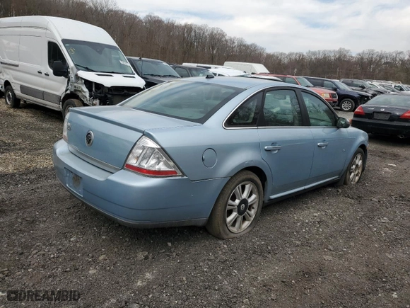 2008 Mercury Sable Premier with VIN 1MEHM42W18G621880, listed as a Copart auction lot 49954275 with 0 mi miles and Salvage Title. Bid and sale history available at carsss.com. Image 3.