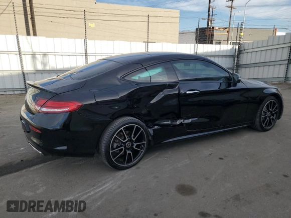 2022 Mercedes-Benz C 300 with VIN W1KWJ8DB9NG116139, listed as a Copart auction lot 87513635 with 15,397 mi miles and Salvage Title. Bid and sale history available at DreamBid. Image 3.
