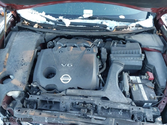 2012 Nissan Maxima 3.5 SV with VIN 1N4AA5AP3CC869601, listed as a IAAI auction lot 41397833 with 121,947 mi miles. Bid and sale history available at carsss.com. Image 10.