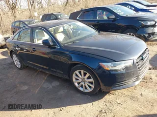 2014 Audi A6 2.0T Premium Plus with VIN WAUGFAFCXEN090298, listed as a IAAI auction lot 41749226 with 123,693 mi miles. Bid and sale history available at carsss.com. Image 1.