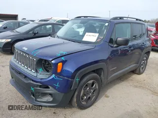 2016 Jeep Renegade Sport with VIN ZACCJAAT0GPD41914, listed as a IAAI auction lot 41463960 with 152,655 mi miles and . Bid and sale history available at DreamBid. Image 2.