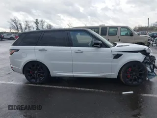 2021 Land Rover Range Rover Sport HST with VIN SALWS2RU0MA749704, listed as a IAAI auction lot 41211106 with 53,160 mi miles. Bid and sale history available at carsss.com. Image 13.