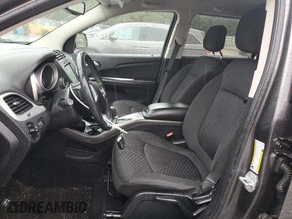 2015 Dodge Journey SXT with VIN 3C4PDCCG1FT753996, listed as a Copart auction lot 72997784 with 110,430 mi miles and Salvage title. Bid and sale history available at DreamBid. Image 7.
