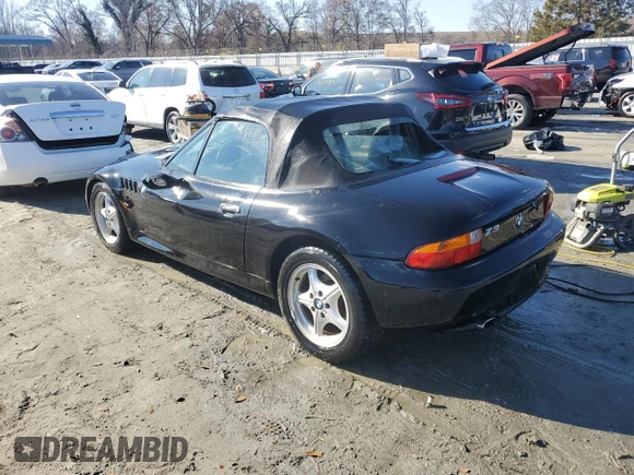 1998 BMW 3 Series 1.9L with VIN 4USCH7320WLE07364, listed as a Copart auction lot 86169014 with 143,597 mi miles and Salvage Title. Bid and sale history available at carsss.com. Image 2.