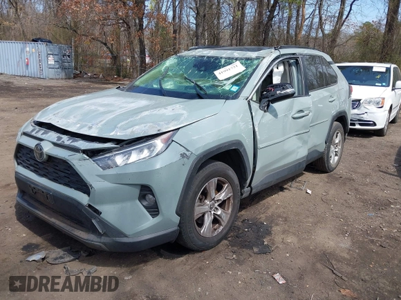 2019 Toyota RAV4 XLE with VIN JTMP1RFVXKD023350, listed as a IAAI auction lot 41991731 with 49,857 mi miles. Bid and sale history available at carsss.com. Image 6.