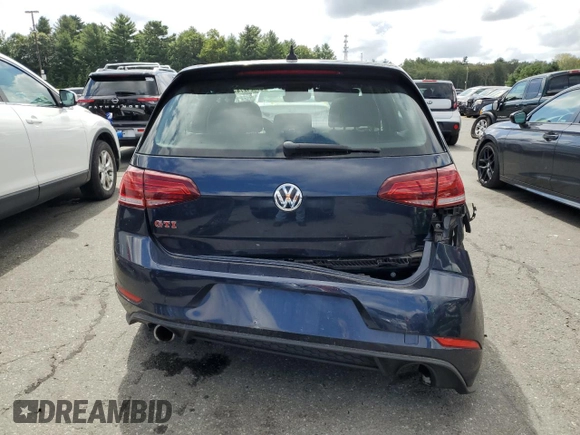 2019 Volkswagen Golf GTI S with VIN 3VW5T7AU2KM023770, listed as a Copart auction lot 69821274 with 36,978 mi miles and Salvage Title. Bid and sale history available at carsss.com. Image 6.