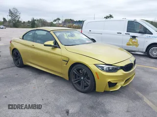 2020 BMW M4 with VIN WBS4Z9C07L5P19415, listed as a IAAI auction lot 41377612 with 35,987 mi miles. Bid and sale history available at carsss.com. Image 1.