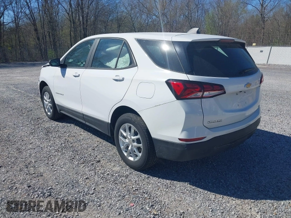 2024 Chevrolet Equinox LS with VIN 3GNAX5EG6RL281165, listed as a IAAI auction lot 41850451 with 11,475 mi miles. Bid and sale history available at carsss.com. Image 3.