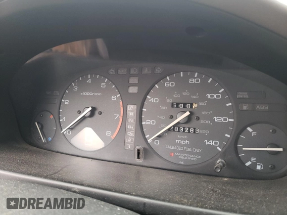 1997 Honda Accord EX with VIN 1HGCD5652VA034672, listed as a Copart auction lot 49098795 with 203,283 mi miles and Salvage Title. Bid and sale history available at DreamBid. Image 9.