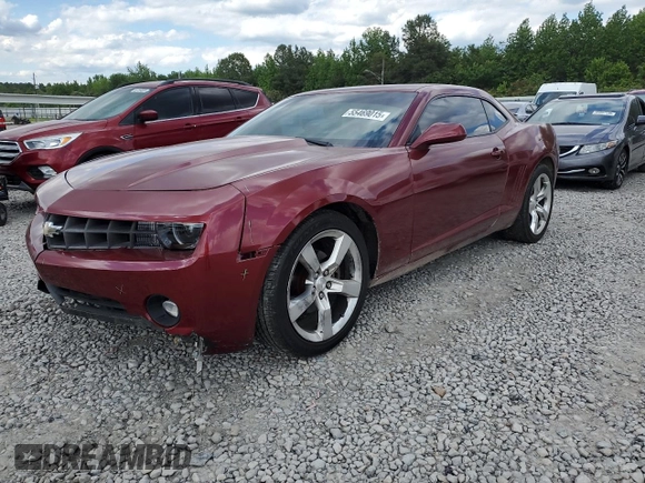 2010 Chevrolet Camaro 2LT with VIN 2G1FC1EV7A9117084, listed as a Copart auction lot 55469015 with 176,936 mi miles and Salvage title. Bid and sale history available at DreamBid. Image 1.