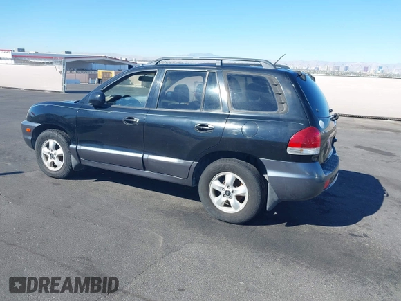 2006 Hyundai Santa Fe GLS with VIN KM8SC73D06U111314, listed as a IAAI auction lot 41874246 with 126,127 mi miles. Bid and sale history available at carsss.com. Image 3.
