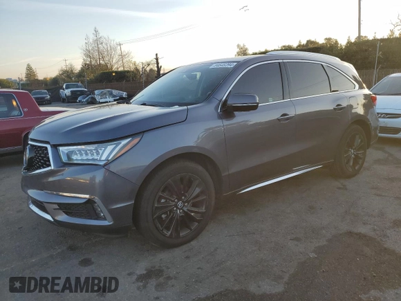2018 Acura MDX w/Advance/Entertainment Pkg with VIN 5J8YD4H90JL004097, listed as a Copart auction lot 84646394 with 72,098 mi miles and Salvage Title. Bid and sale history available at carsss.com. Image 1.