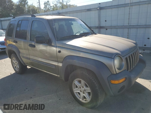 2004 Jeep Liberty Sport with VIN 1J4GK48K64W153128, listed as a Copart auction lot 75900124 with 205,257 mi miles and Non Repairable. Bid and sale history available at DreamBid. Image 4.
