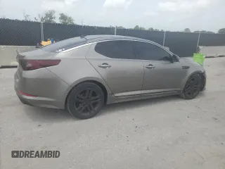 2013 Kia Optima SX with VIN 5XXGR4A62DG116593, listed as a Copart auction lot 59696705 with 120,248 mi miles and Salvage title. Bid and sale history available at DreamBid. Image 3.