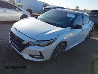 2020 Nissan Sentra SR with VIN 3N1AB8DV0LY261421, listed as a IAAI auction lot 41752418 with 42,971 mi miles and . Bid and sale history available at DreamBid. Image 17.