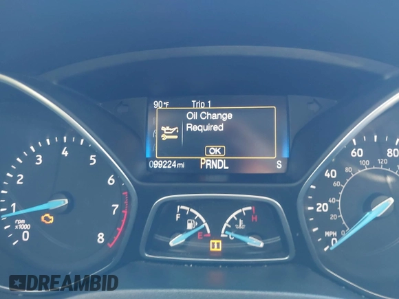 2018 Ford Focus SE z VIN 1FADP3F27JL204873, wystawiony jako IAAI lot #41657504 z przebiegiem 99 224 mil mil oraz . Historia ofert i sprzedaży dostępna na DreamBid. Obrazek 7.