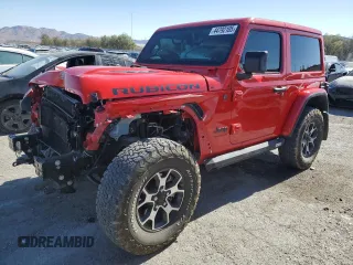 2021 Jeep Wrangler Rubicon with VIN 1C4HJXCG2MW547128, listed as a Copart auction lot 44792105 with 11,323 mi miles and Salvage title. Bid and sale history available at DreamBid. Image 1.
