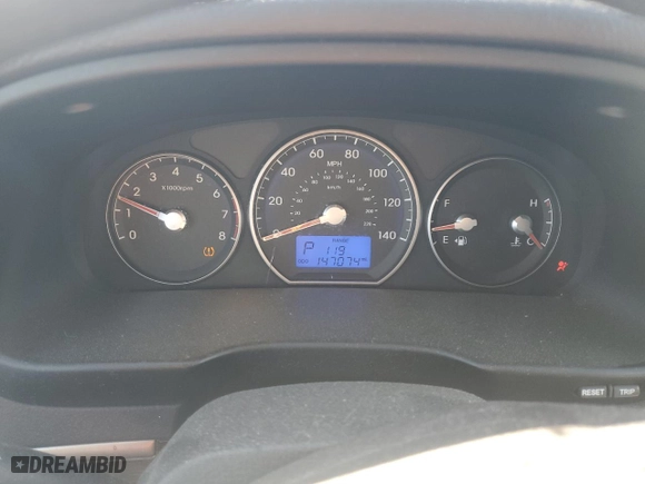 2012 Hyundai Santa Fe GLS with VIN 5XYZG3AB1CG151450, listed as a Copart auction lot 45744125 with 147,074 mi miles and Salvage Title. Bid and sale history available at carsss.com. Image 9.
