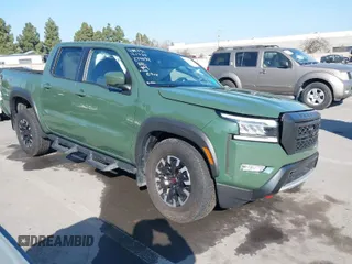 2023 Nissan Frontier SV z VIN 1N6ED1EJ0PN647588, wystawiony jako IAAI lot #41356526 z przebiegiem 16 481 mil mil oraz . Historia ofert i sprzedaży dostępna na DreamBid. Obrazek 1.