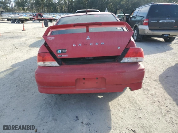 2003 Mitsubishi Lancer OZ-Rally with VIN JA3AJ86E63U032157, listed as a Copart auction lot 43997365 with 0 mi miles and Non Repairable. Bid and sale history available at carsss.com. Image 6.