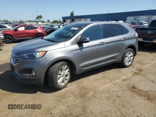 2022 Ford Edge Titanium with VIN 2FMPK4K93NBA47049, listed as a Copart auction lot 62986345 with 55,252 mi miles and Clean title. Bid and sale history available at DreamBid. Image 1.