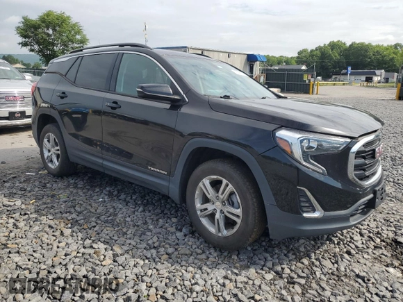 2019 GMC Terrain SLE with VIN 3GKALTEV0KL310810, listed as a Copart auction lot 63398845 with 56,302 mi miles and Salvage title. Bid and sale history available at DreamBid. Image 4.