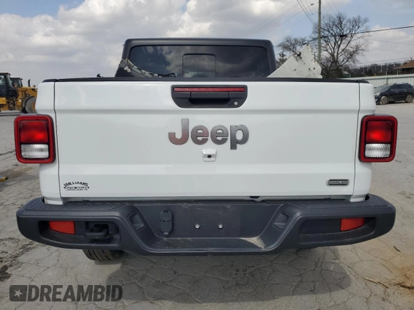 2023 Jeep Gladiator Overland z VIN 1C6HJTFG0PL514615, wystawiony jako Copart lot #48466965 z przebiegiem 32 427 mil mil oraz Czysty tytuł • Clean title. Historia ofert i sprzedaży dostępna na DreamBid. Obrazek 6.