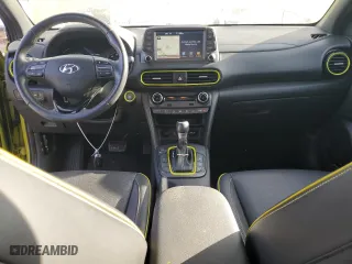 2019 Hyundai Kona Ultimate with VIN KM8K53A54KU215197, listed as a Copart auction lot 84950934 with 68,600 mi miles and Salvage Title. Bid and sale history available at carsss.com. Image 8.