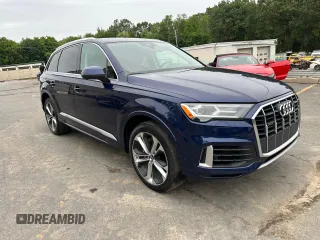 2021 Audi Q7 Premium Plus with VIN WA1LXAF7XMD013043, listed as a Copart auction lot 62890125 with 138,153 mi miles and Clean title. Bid and sale history available at DreamBid. Image 4.