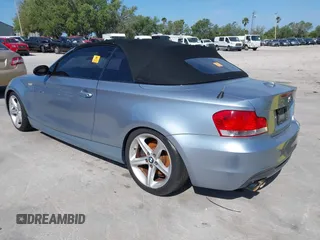 2008 BMW 1 Series 135i with VIN WBAUN93518VK39907, listed as a IAAI auction lot 41914682 with Not provided miles and . Bid and sale history available at DreamBid. Image 3.
