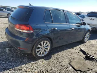 2013 Volkswagen Golf TDI w/Sunroof & Nav with VIN WVWNM7AJXDW031236, listed as a Copart auction lot 87111724 with 148,352 mi miles and Salvage Title. Bid and sale history available at carsss.com. Image 3.