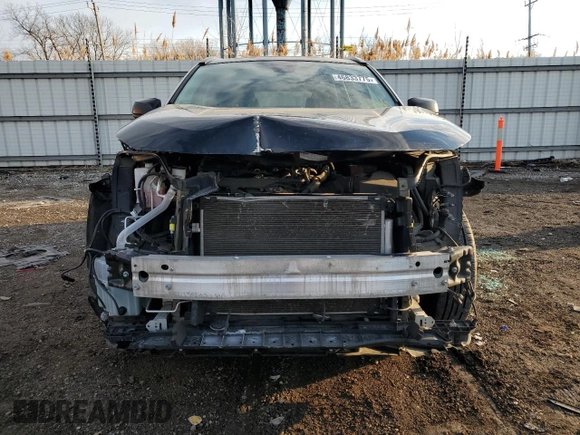 2019 Toyota RAV4 LE with VIN 2T3H1RFV2KW018702, listed as a Copart auction lot 46833775 with 107,186 mi miles and Salvage Title. Bid and sale history available at carsss.com. Image 5.