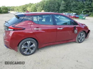 2021 Nissan LEAF SV with VIN 1N4AZ1CV8MC553173, listed as a Copart auction lot 68768674 with 18,082 mi miles and Non repairable. Bid and sale history available at DreamBid. Image 3.