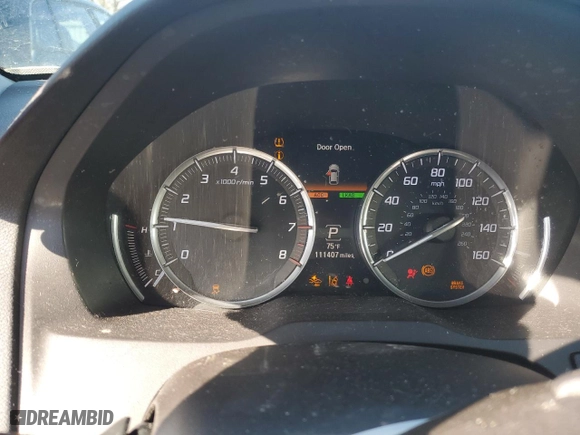 2016 Acura MDX w/Advance with VIN 5FRYD4H9XGB050285, listed as a Copart auction lot 48397595 with 111,407 mi miles and Salvage Title. Bid and sale history available at carsss.com. Image 9.