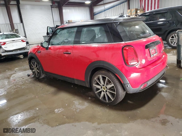 2023 MINI Hardtop 2 Door Cooper SE Signature with VIN WMW13DJ03P2T63468, listed as a Copart auction lot 53511554 with 9,334 mi miles and Salvage Title. Bid and sale history available at carsss.com. Image 2.